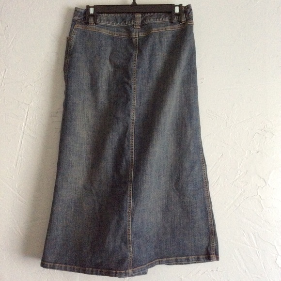 Michael Kors Dresses & Skirts - Michael Kors pleated denim skirt Size 4